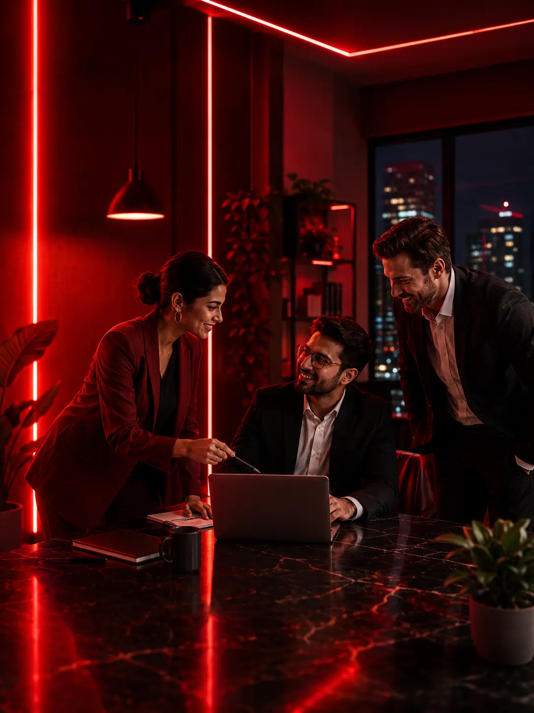 WWEC cover image for “WWEC Knowledge Centre” — a brand portrait of a woman against a red-toned city skyline