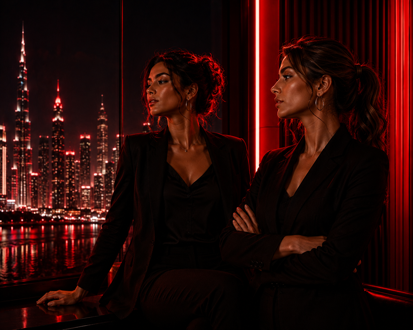 WWEC cover image for “The WWEC Certification Process” — a brand portrait of a woman against a red-toned city skyline