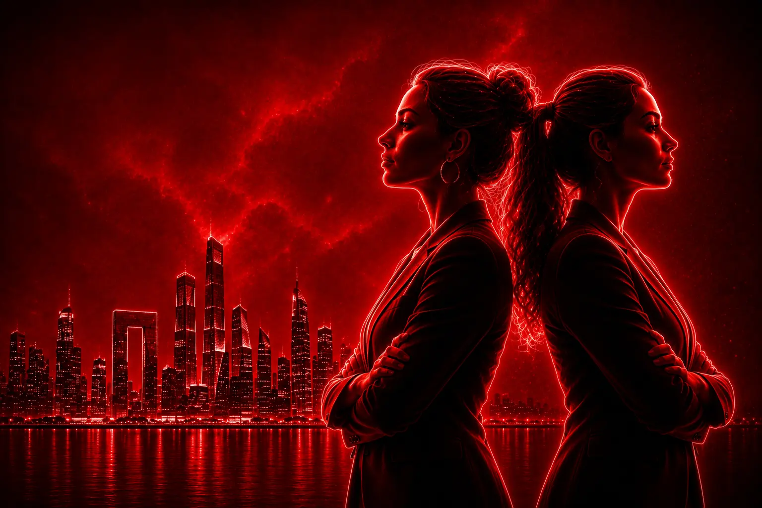WWEC cover image for “Talk to the Council” — a brand portrait of a woman against a red-toned city skyline