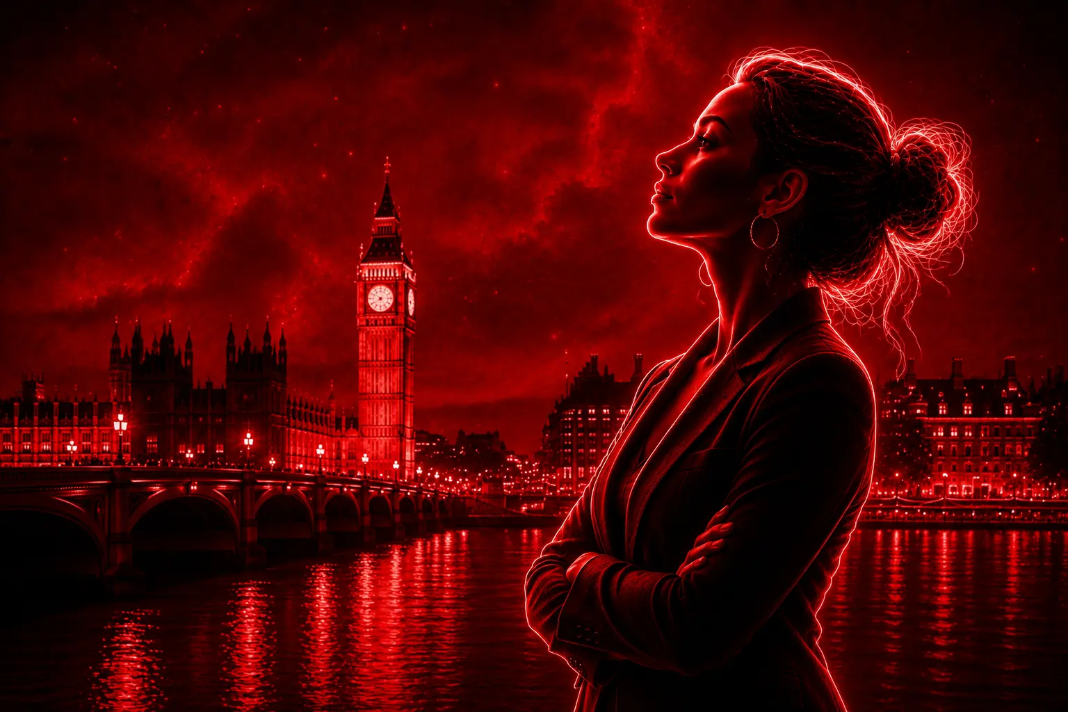 WWEC cover image for “Workplace certification in India.” — a brand portrait of a woman against a red-toned city skyline
