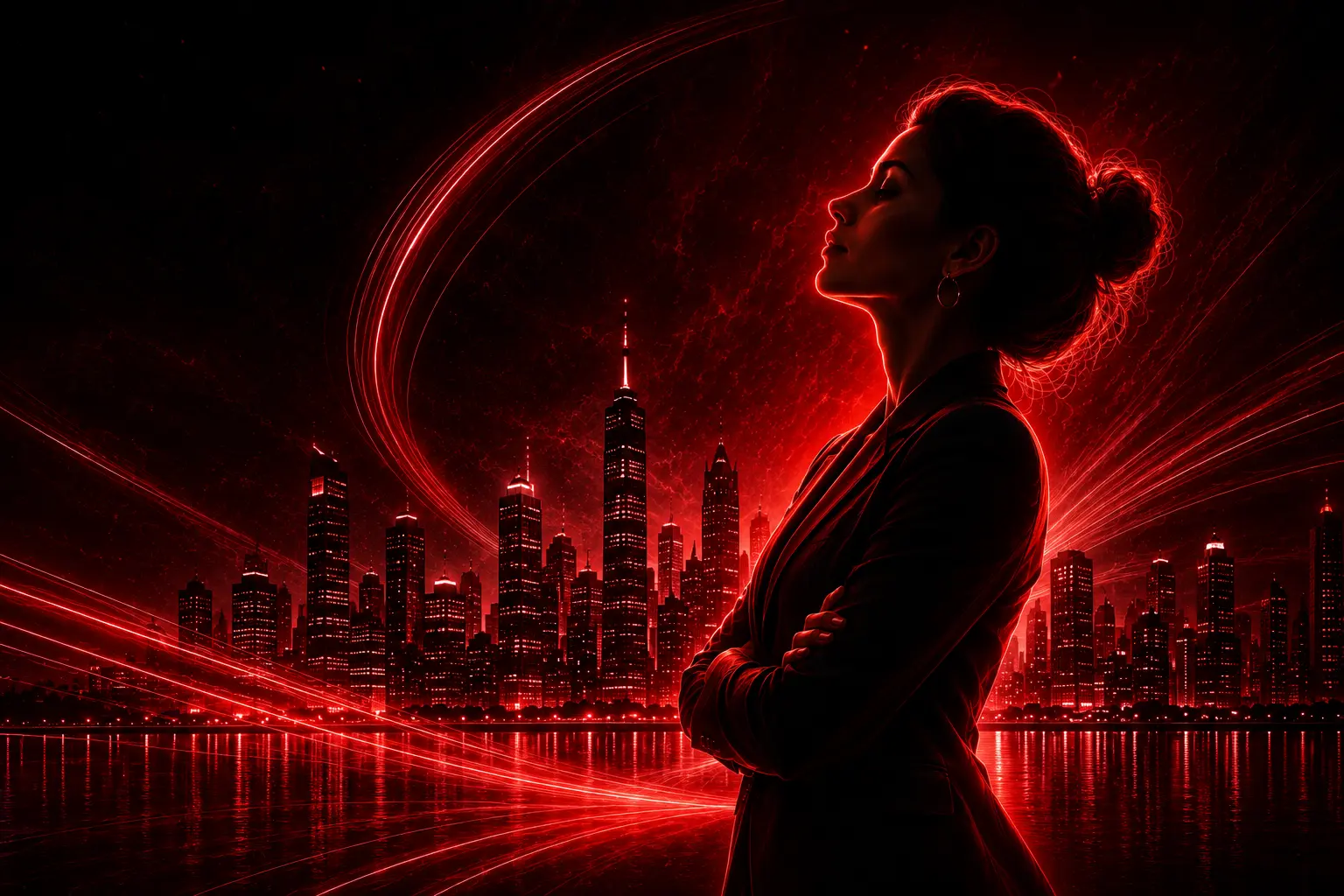 WWEC cover image for “Discover Our Certification Packages” — a brand portrait of a woman against a red-toned city skyline
